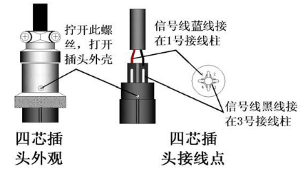 压力传感器连接安装示意图